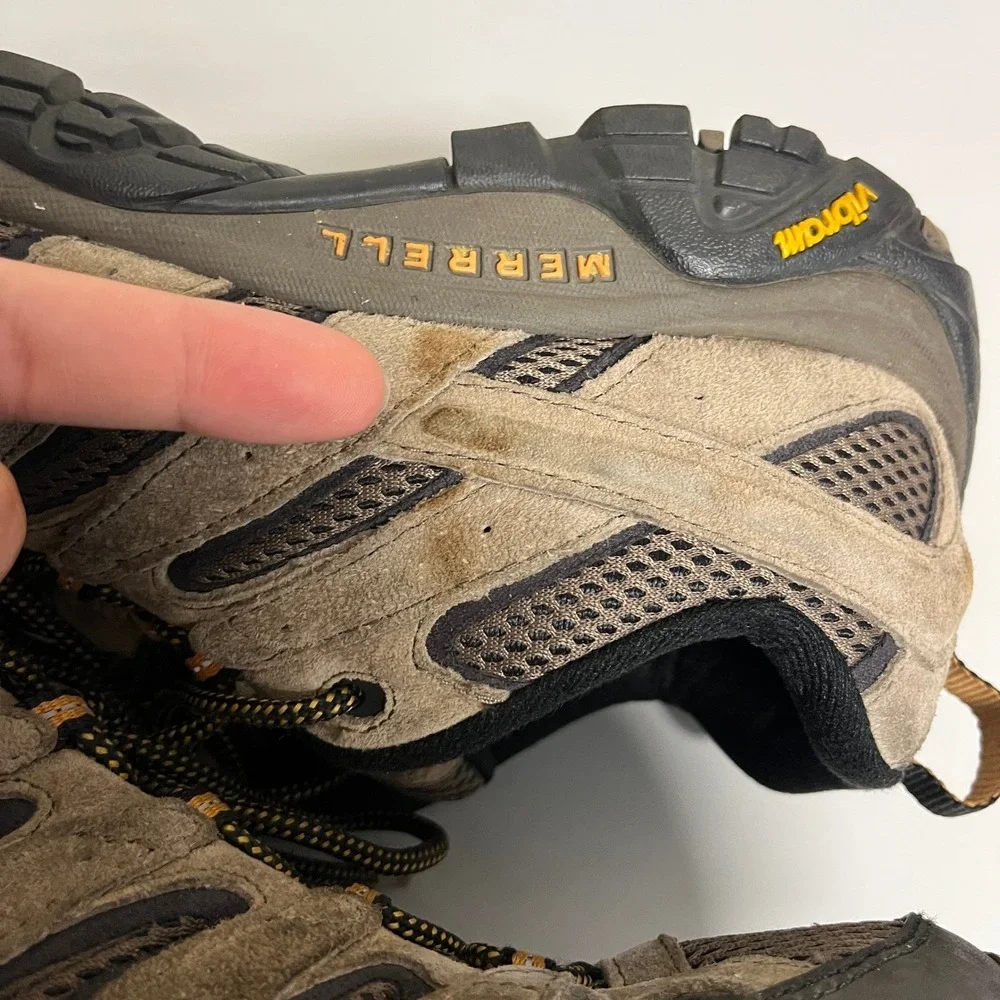 Merrell Moab 2 Ventilator Mens 10W Earth Brown Hiking Shoes J06011W Vibram